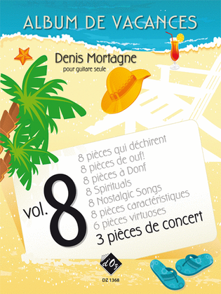 Book cover for Album de vacances, vol. 8 / 3 Pièces de concert