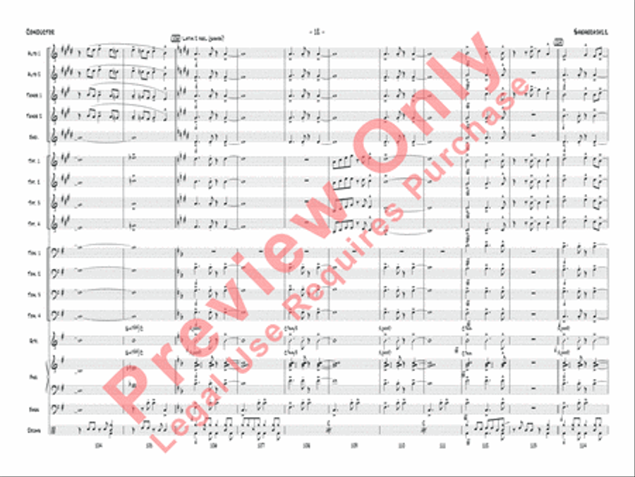 Sheherajazz Jazz Ensemble scores gallery preview page 15