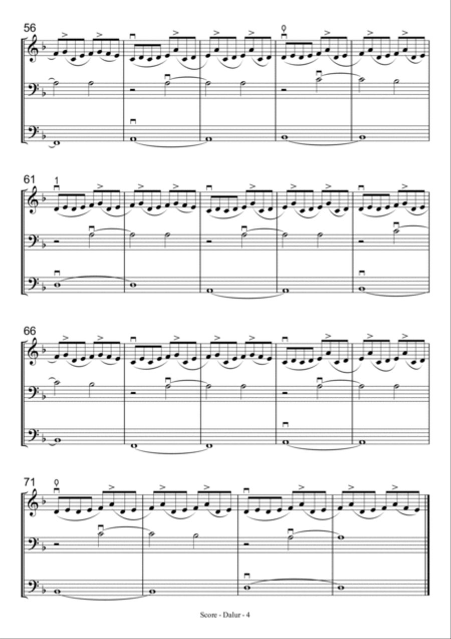 Dalur Dalur Small Ensemble scores gallery preview page 4