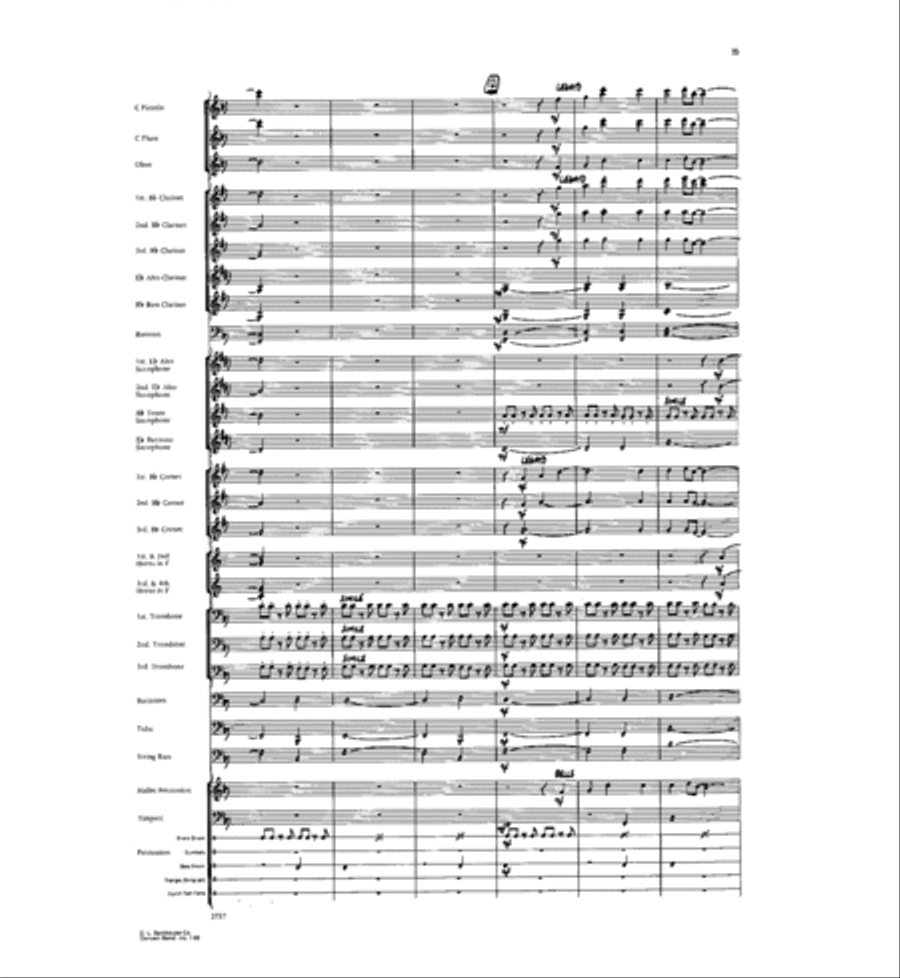 Declaration, Ballade & Finale Concert Band scores gallery preview page 22
