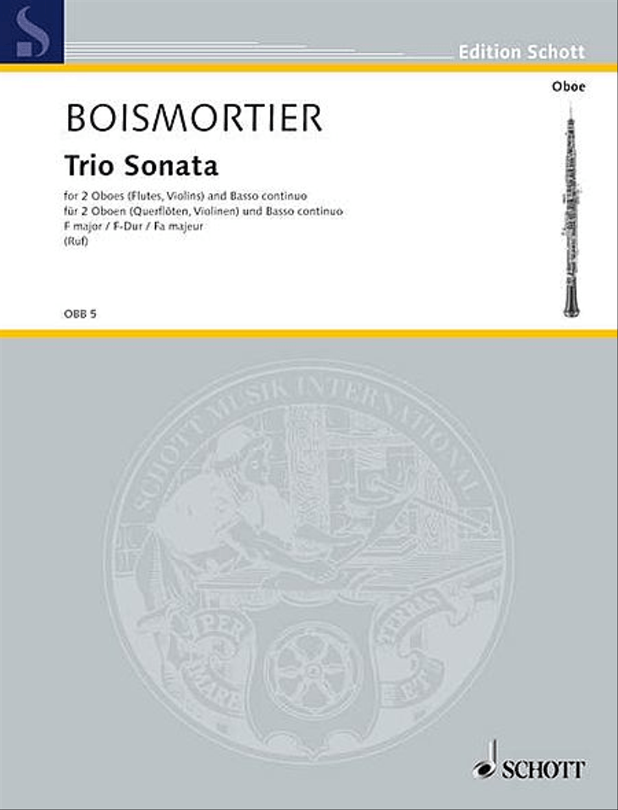 Trio Sonata F Major 2ob/bc Flute scores gallery preview page 1