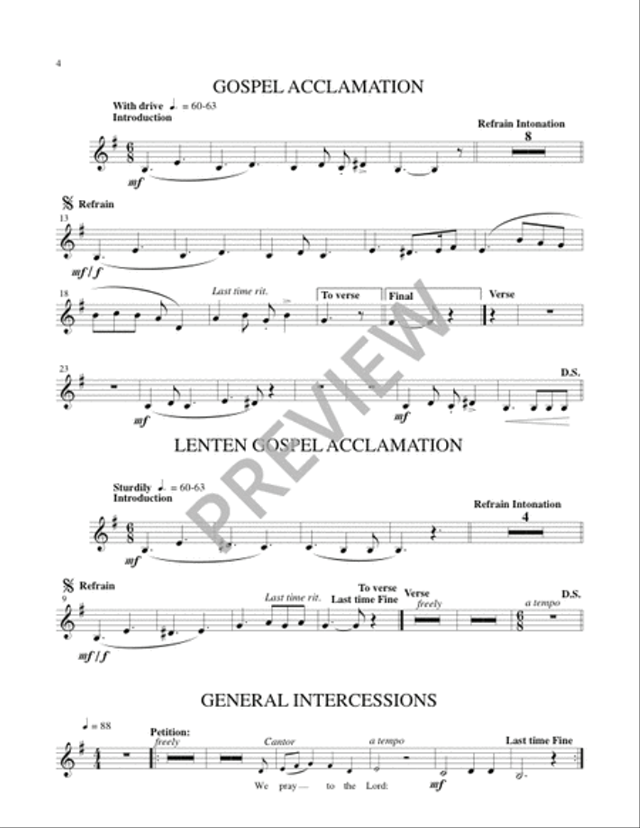 Mass of the Angels and Saints - String edition Handbell Choir scores gallery preview page 10