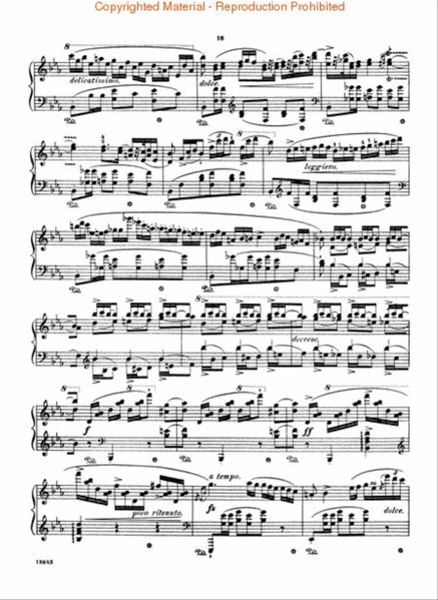Grand Polonaise Brillante, Op. 22 in Eb Major Piano Solo scores gallery preview page 4