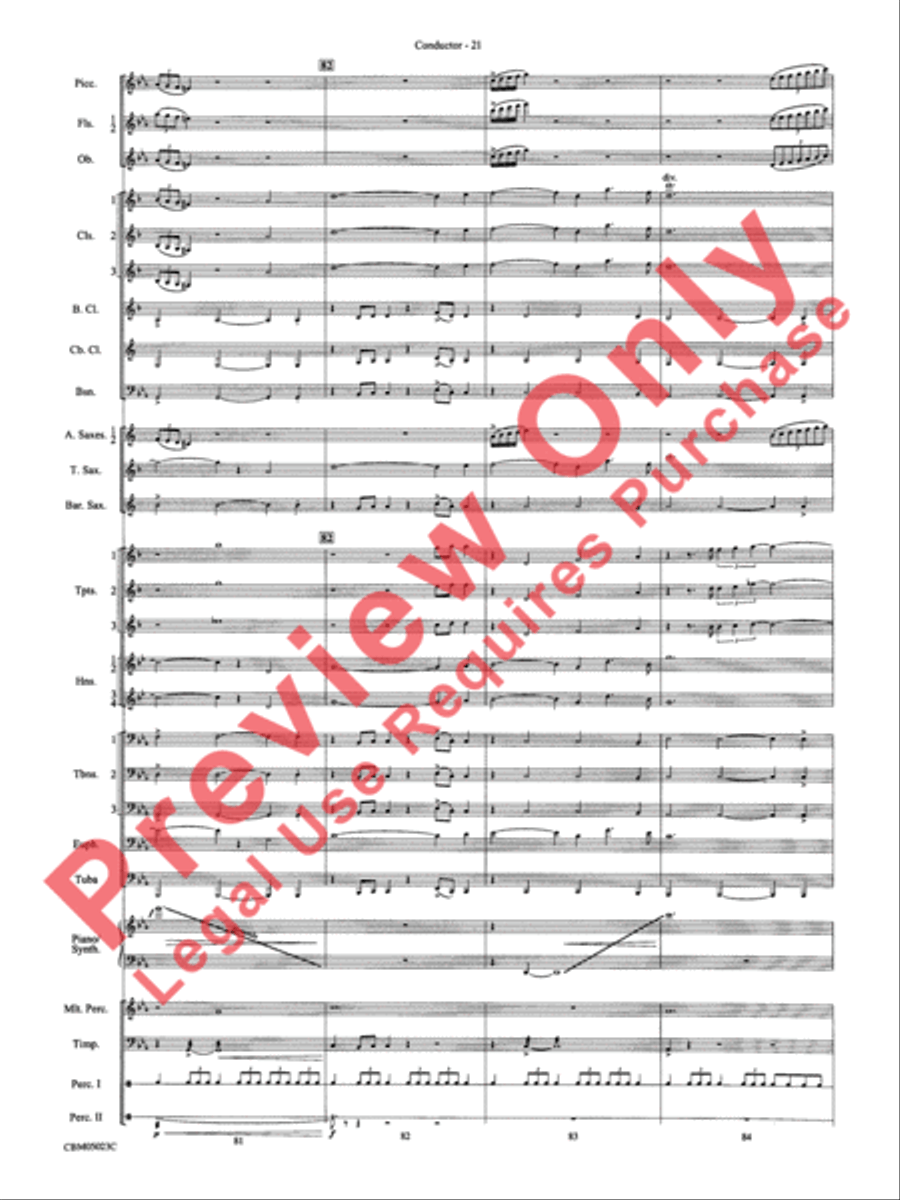 Symphonic Suite from Star Wars: Episode III Revenge of the Sith Concert Band scores gallery preview page 24