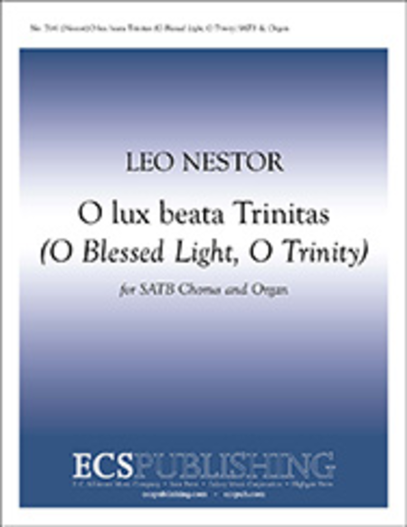 O lux beata Trinitas (O blessed Light, O Trinity) image number null