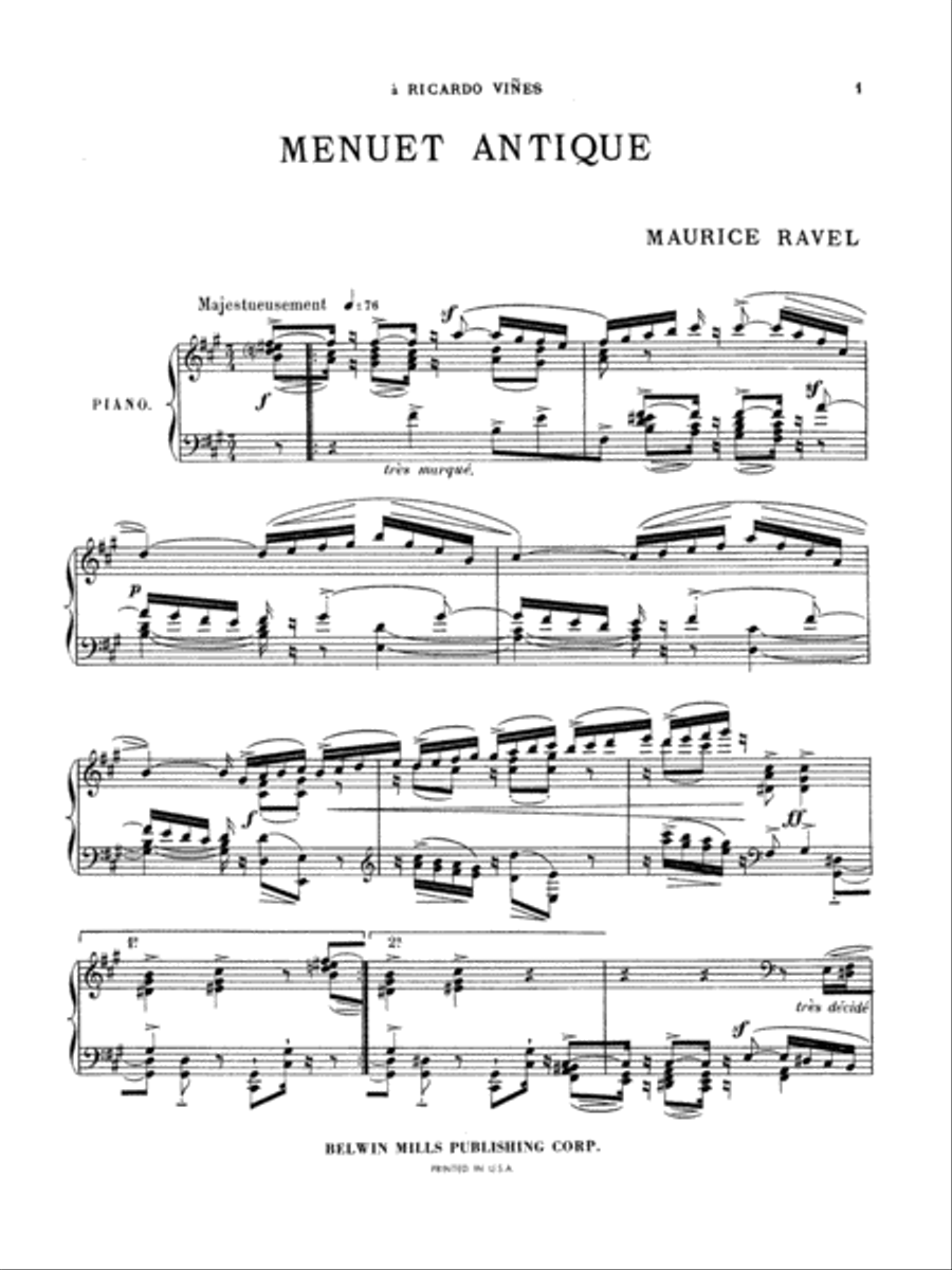 Menuet Antique Small Ensemble scores gallery preview page 4
