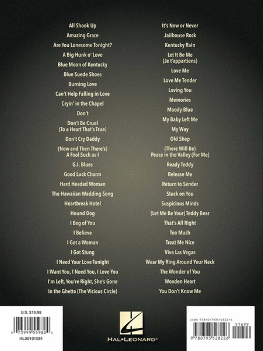 Elvis Presley Anthology Elvis Presley Anthology Voice scores gallery preview page 6