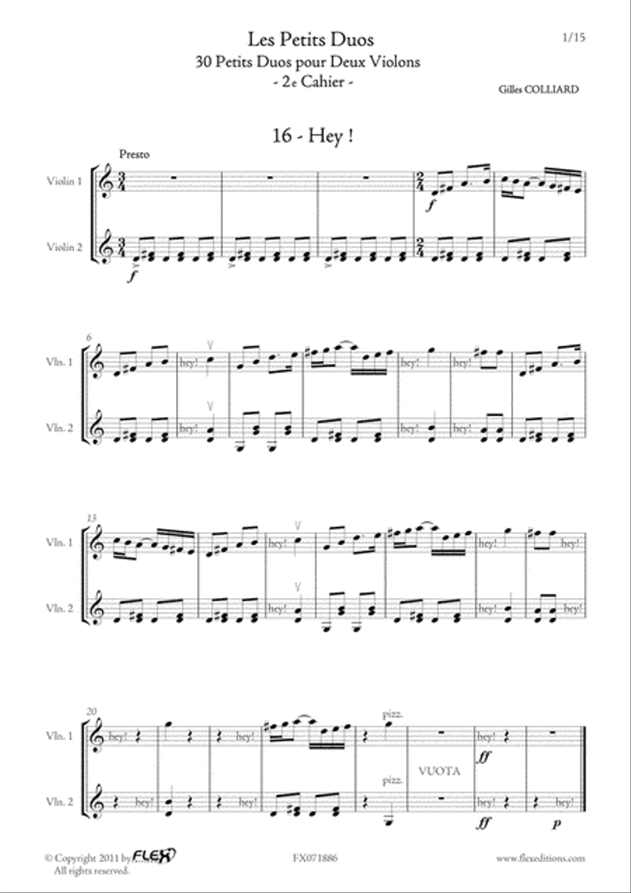 31 Small Duets - Volume 2 String Duet scores gallery preview page 2