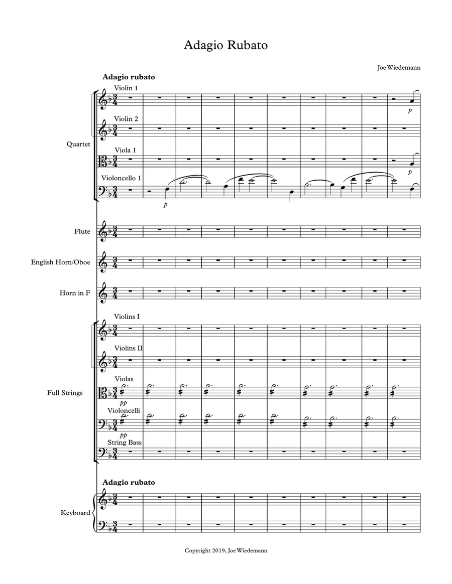 Adagio Rubato String Orchestra scores gallery preview page 1