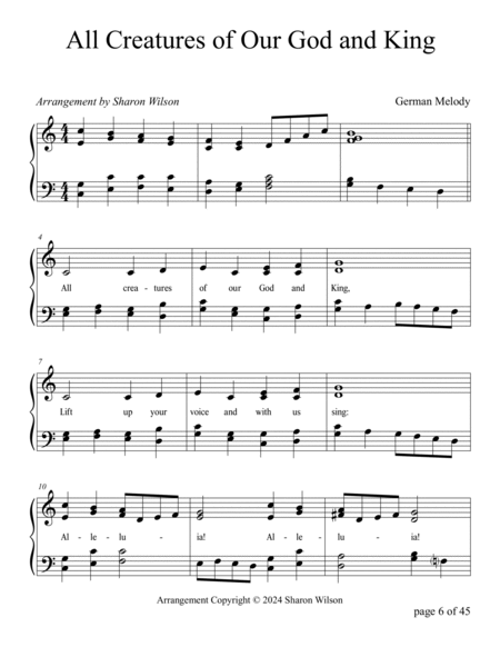 20 Easy Christian Classics, BOOK 1 (Two Octave, Early-Intermediate Piano) image number null