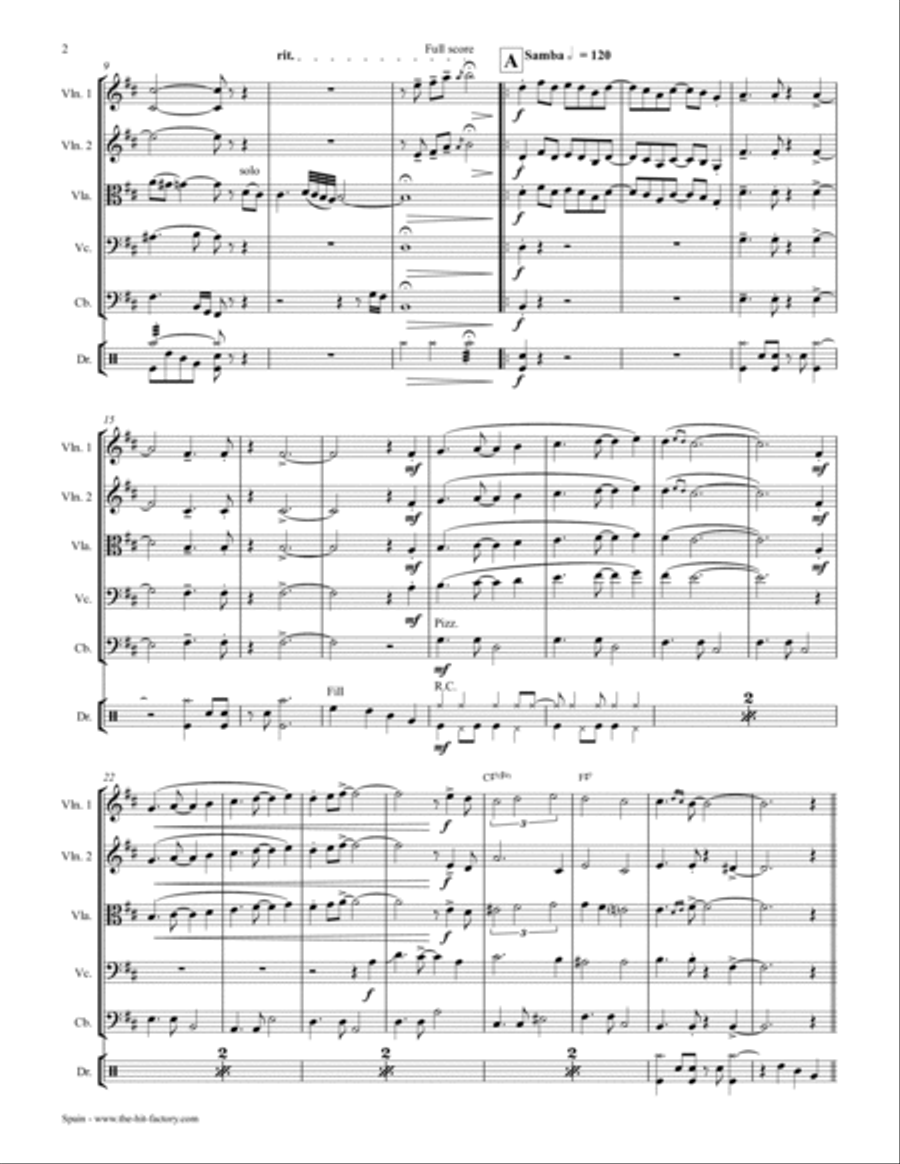 Spain String Orchestra scores gallery preview page 2