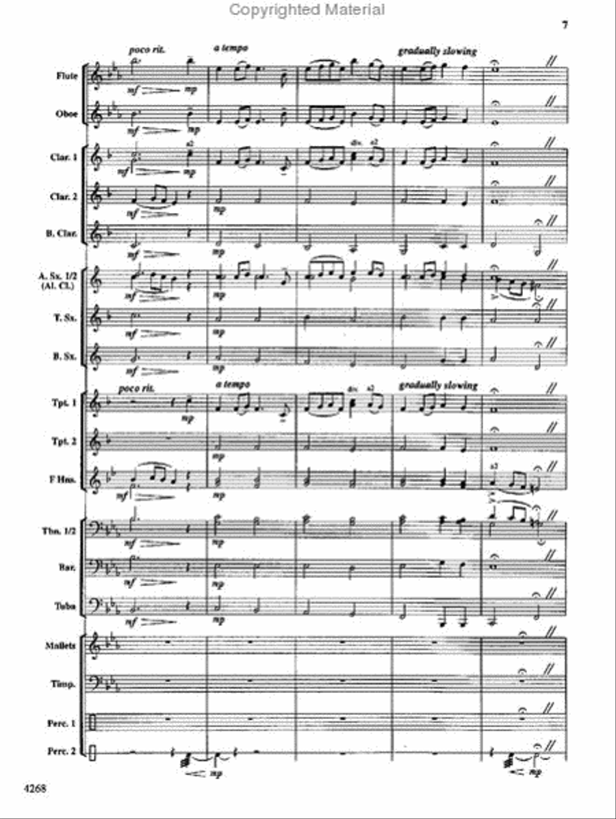 Winchester Chronicles Winchester Chronicles Concert Band scores gallery preview page 6