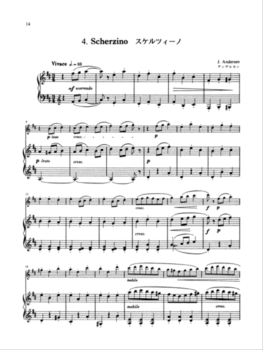 Suzuki Flute School, Volume 3 Flute scores gallery preview page 9