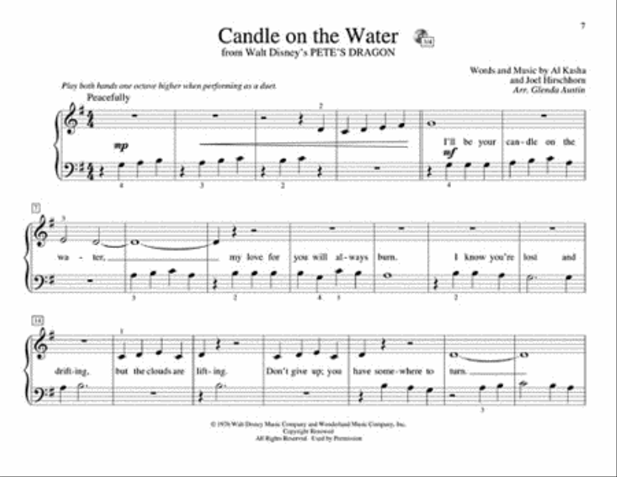 Teaching Little Fingers to Play Disney Tunes (Bk/Audio)