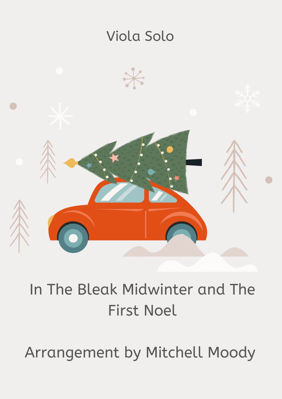In the Bleak Midwinter and The First Noel Viola Solo scores gallery preview page 1