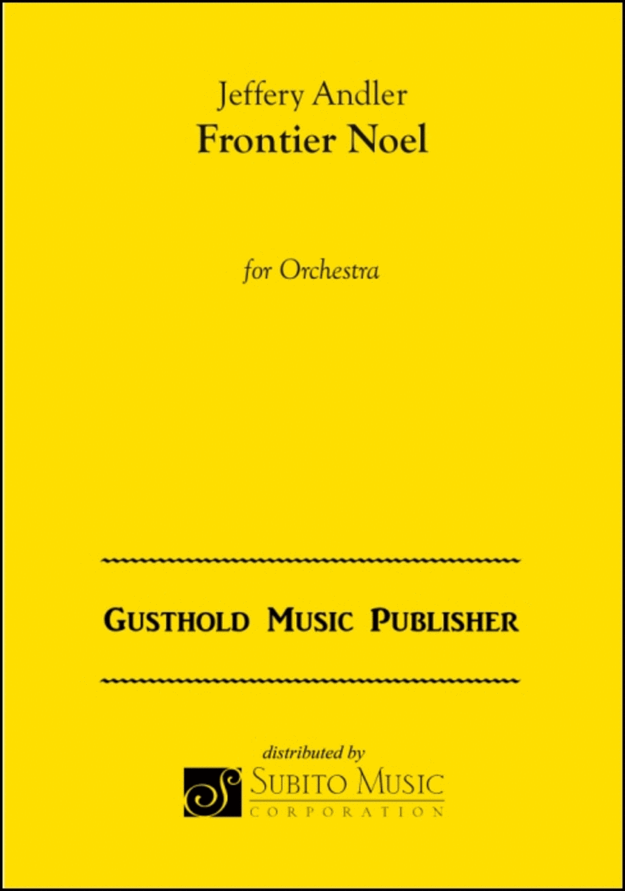 Frontier Noel Frontier Noel Orchestra scores gallery preview page 1