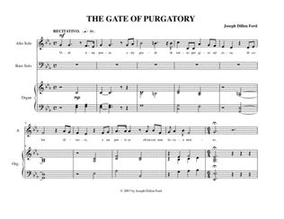 The Gate of Purgatory for alto, bass and organ