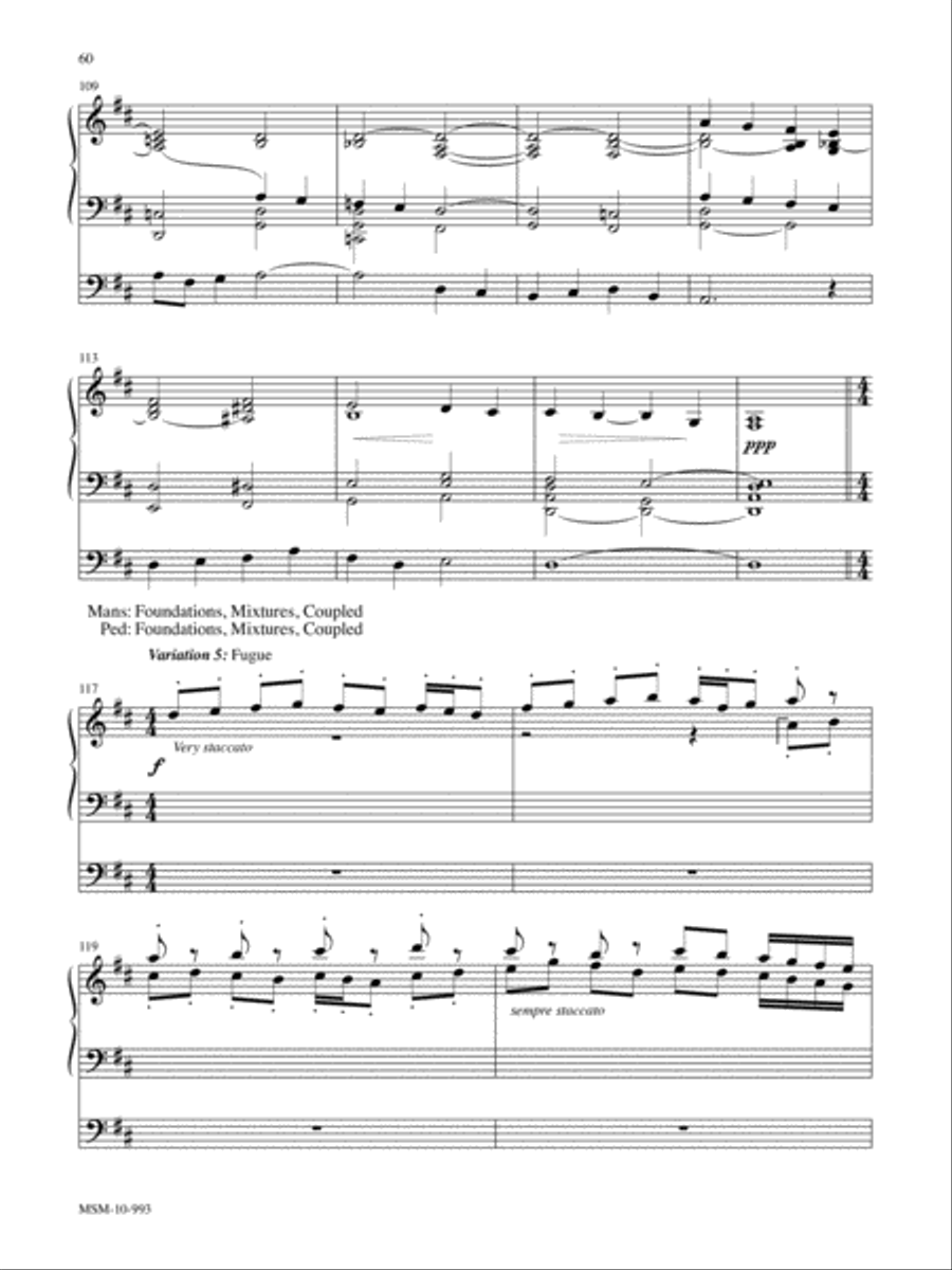 Marilyn Mason Music Library, Volume 4 Organ scores gallery preview page 18