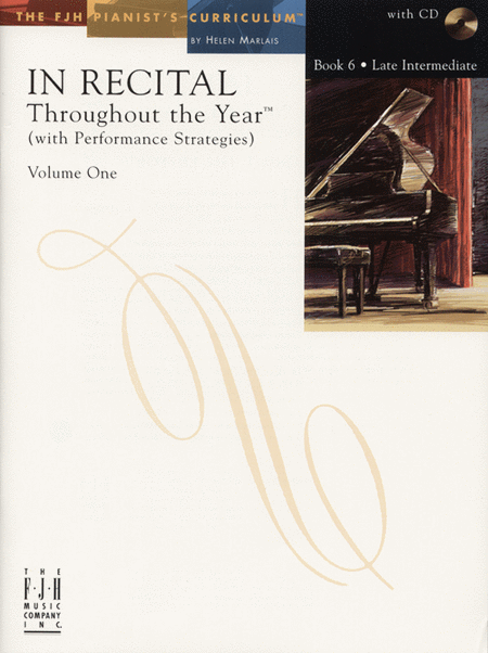 In Recital, Throughout the Year (with Performance Strategies) Volume One, Book 6