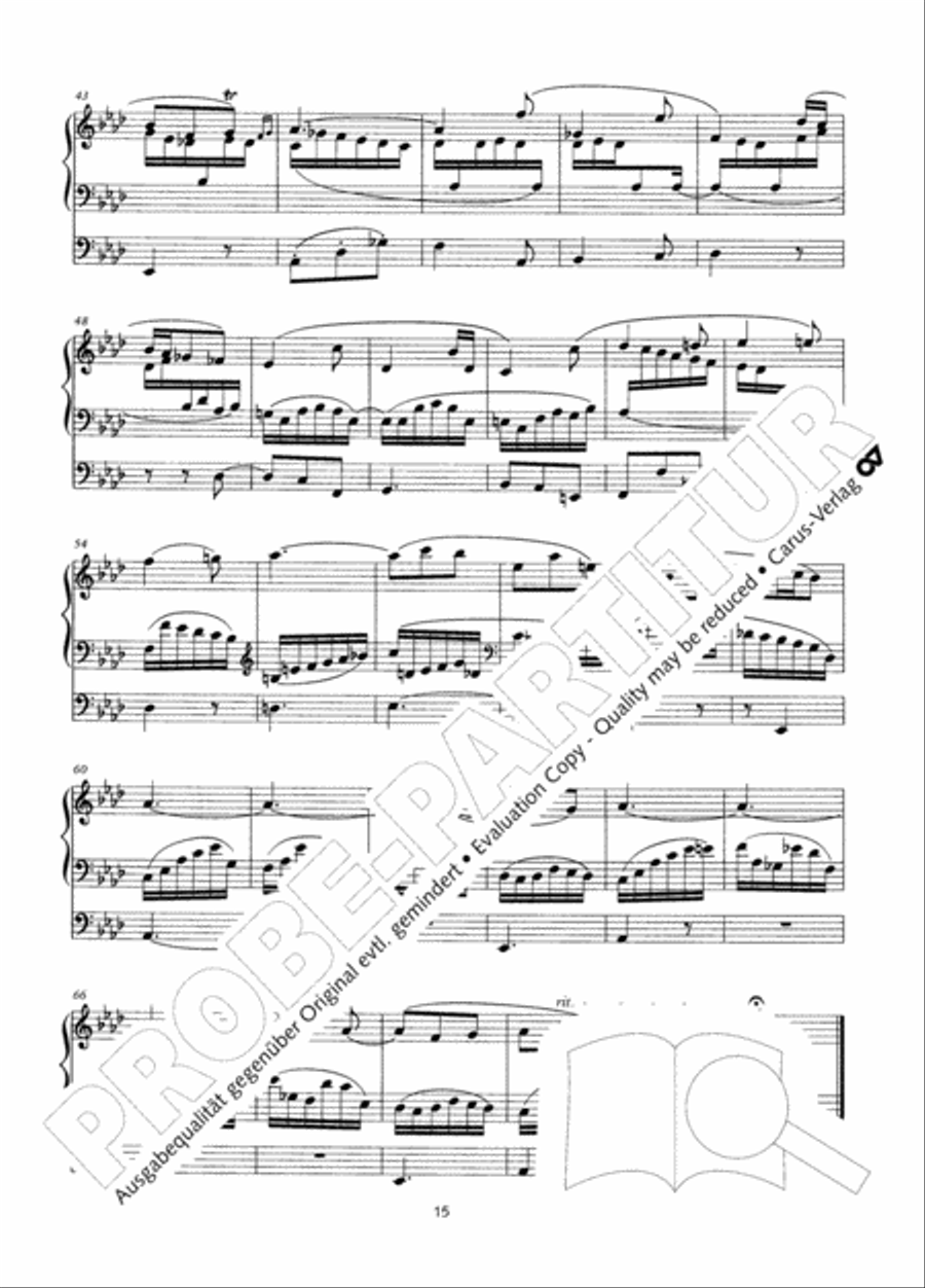 Zwolf Charakterstucke op. 156 Organ Solo scores gallery preview page 16