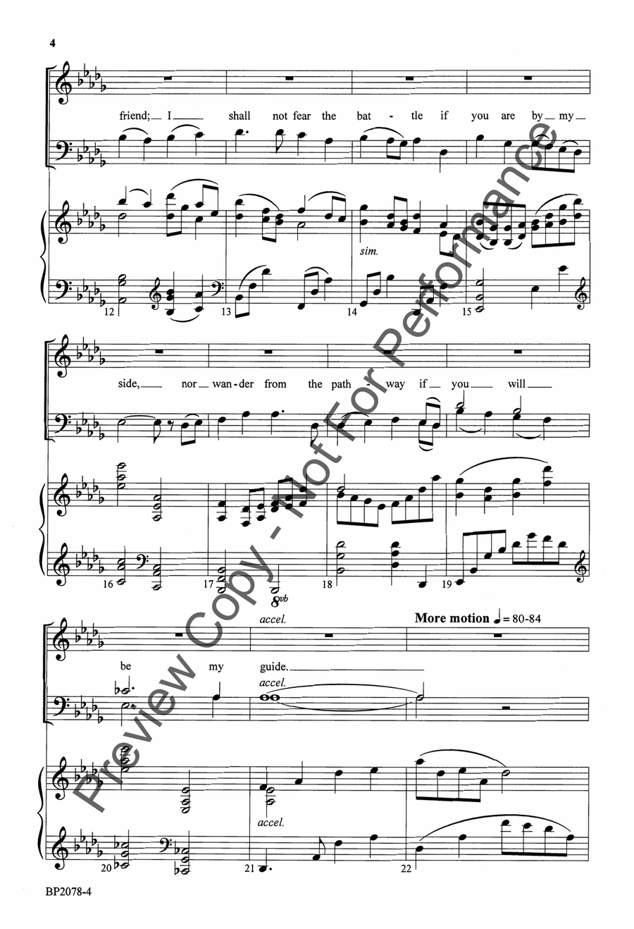 O Jesus, I Have Promised - Shaw 4-Part scores gallery preview page 5