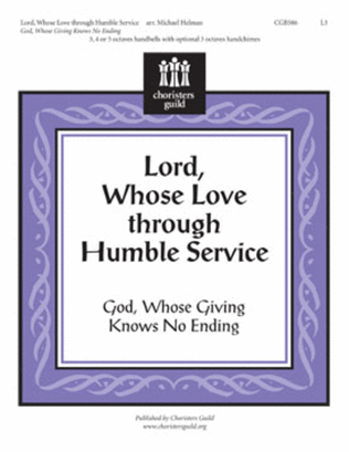 Book cover for Lord, Whose Love Through Humble Service