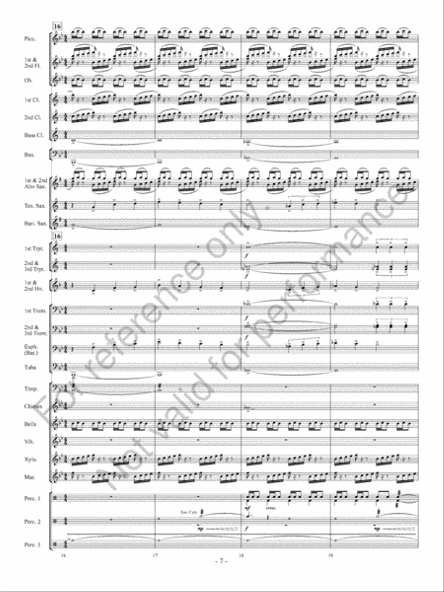 Sunscapes Concert Band scores gallery preview page 8