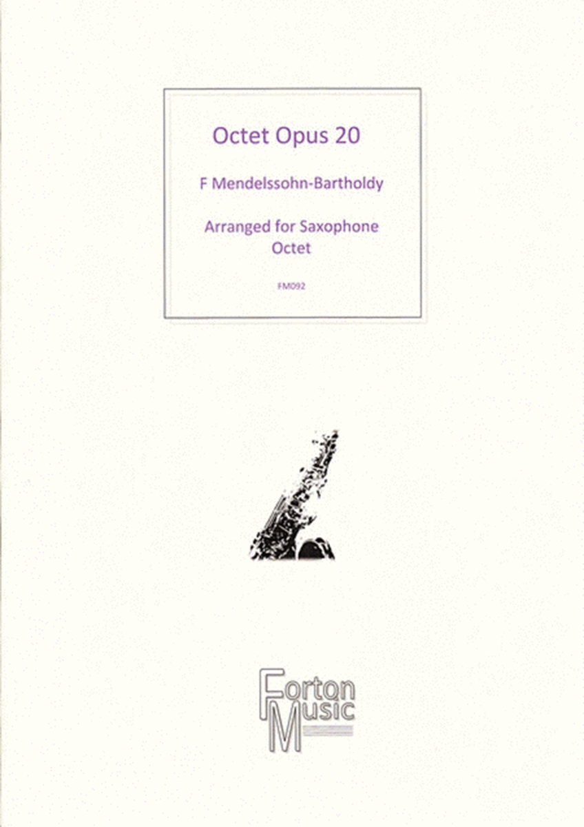 Saxophone Octet Opus 20
