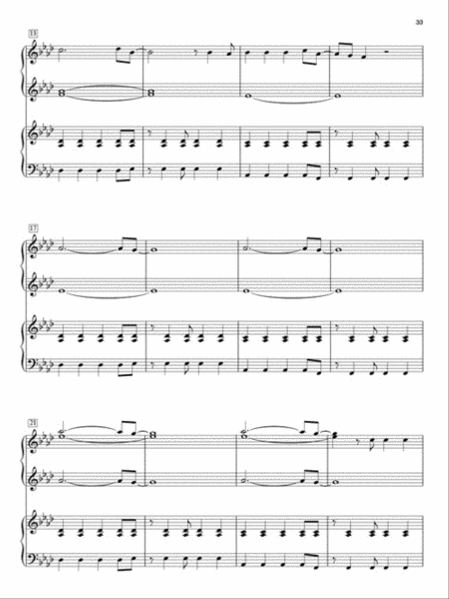 Coldplay 1 Piano, 4-Hands scores gallery preview page 3