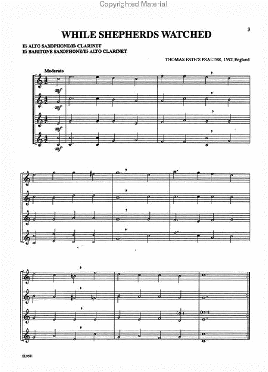 Christmas Quartets for All (Holiday Songs from Around the World) Small Ensemble scores gallery preview page 2