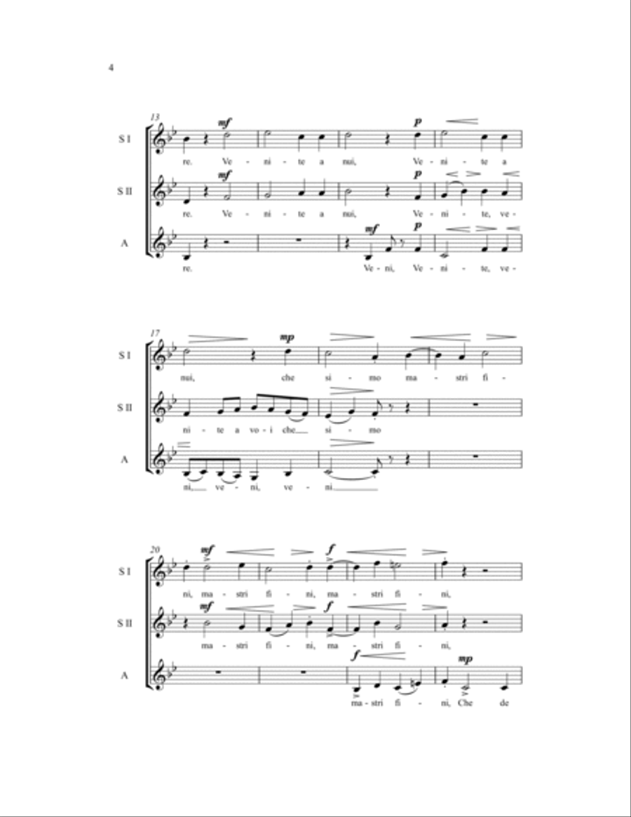 Chi la gagliarda SSA scores gallery preview page 5