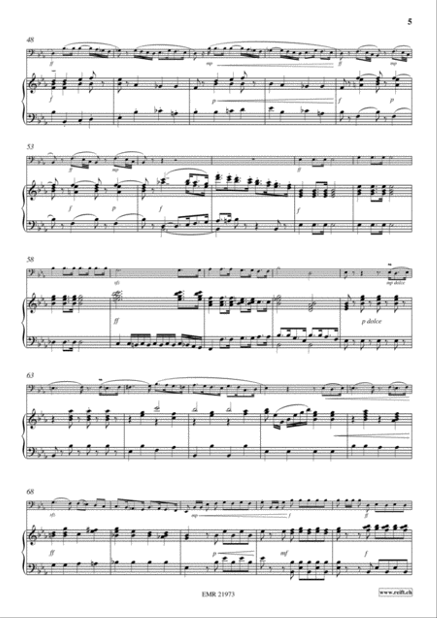 Grande Marche Bass Trombone scores gallery preview page 5