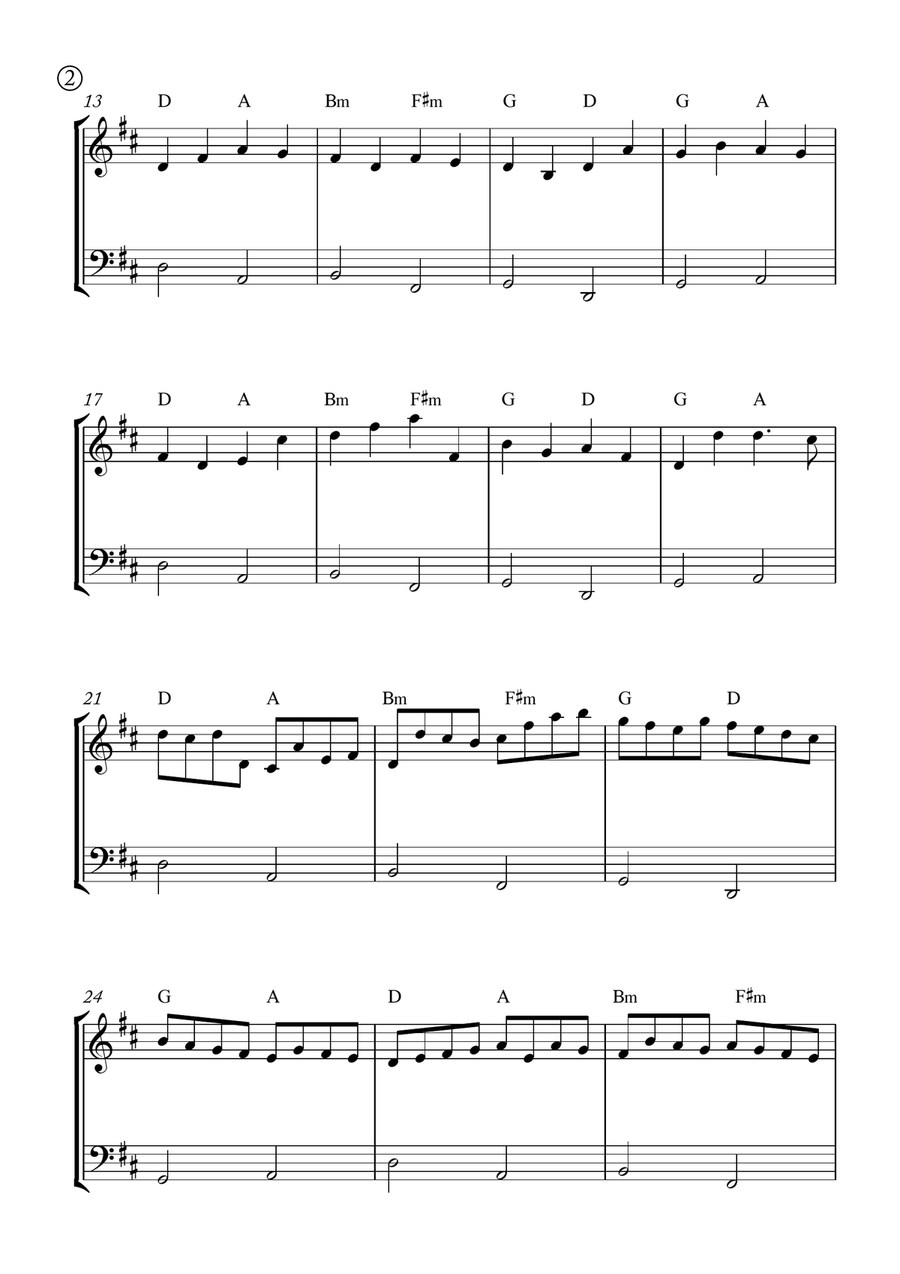 Canon in D String Duet scores gallery preview page 2