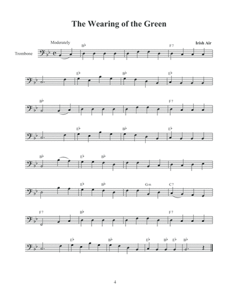 Beginning Trombonist's Songbook