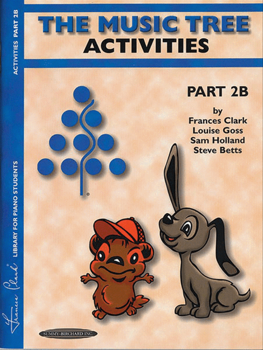 Book cover for The Music Tree - Part 2B (Activities)