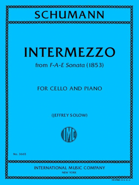 Intermezzo From F-A-E Sonata (1853)