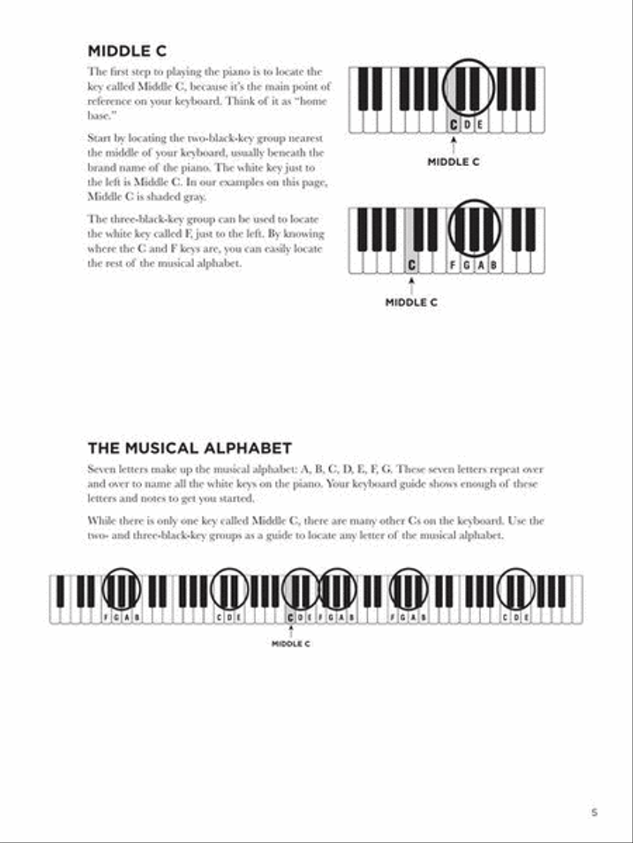 Easy Adult Piano Beginner's Course – Updated Edition Piano Method scores gallery preview page 6