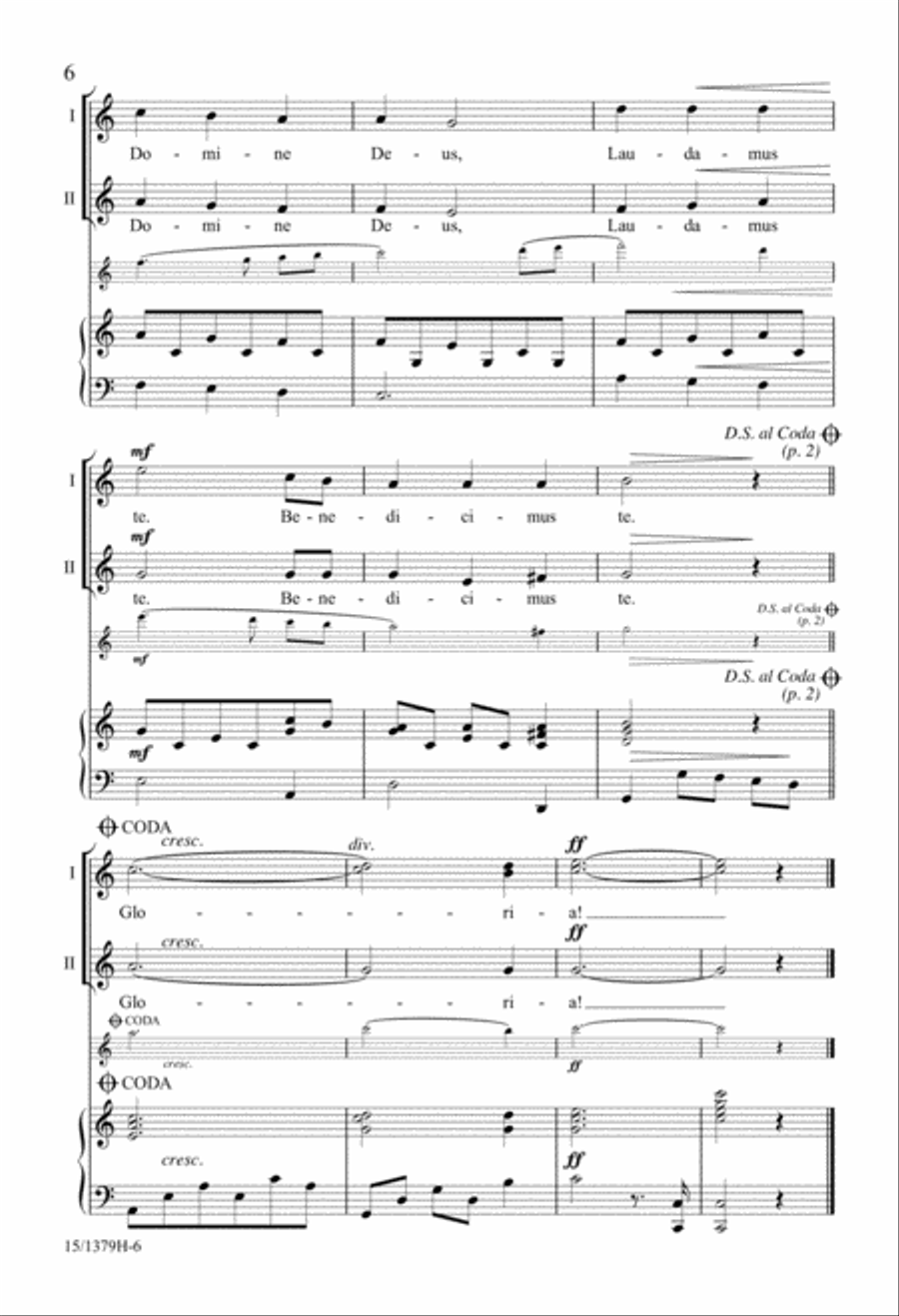 Gloria Canon Gloria Canon 2-Part scores gallery preview page 6