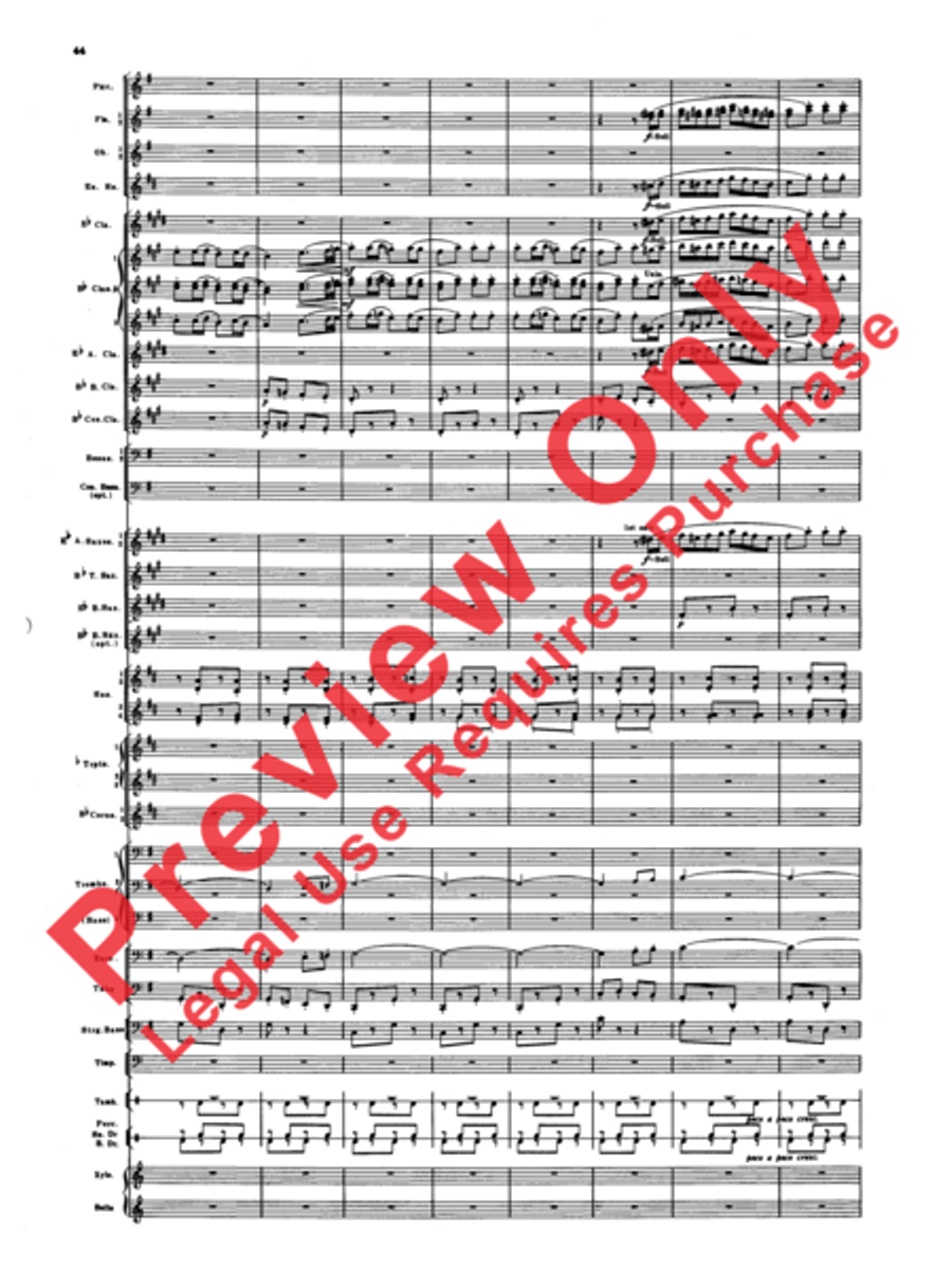 Armenian Dances, Part 1 Armenian Dances, Part 1 Concert Band scores gallery preview page 45