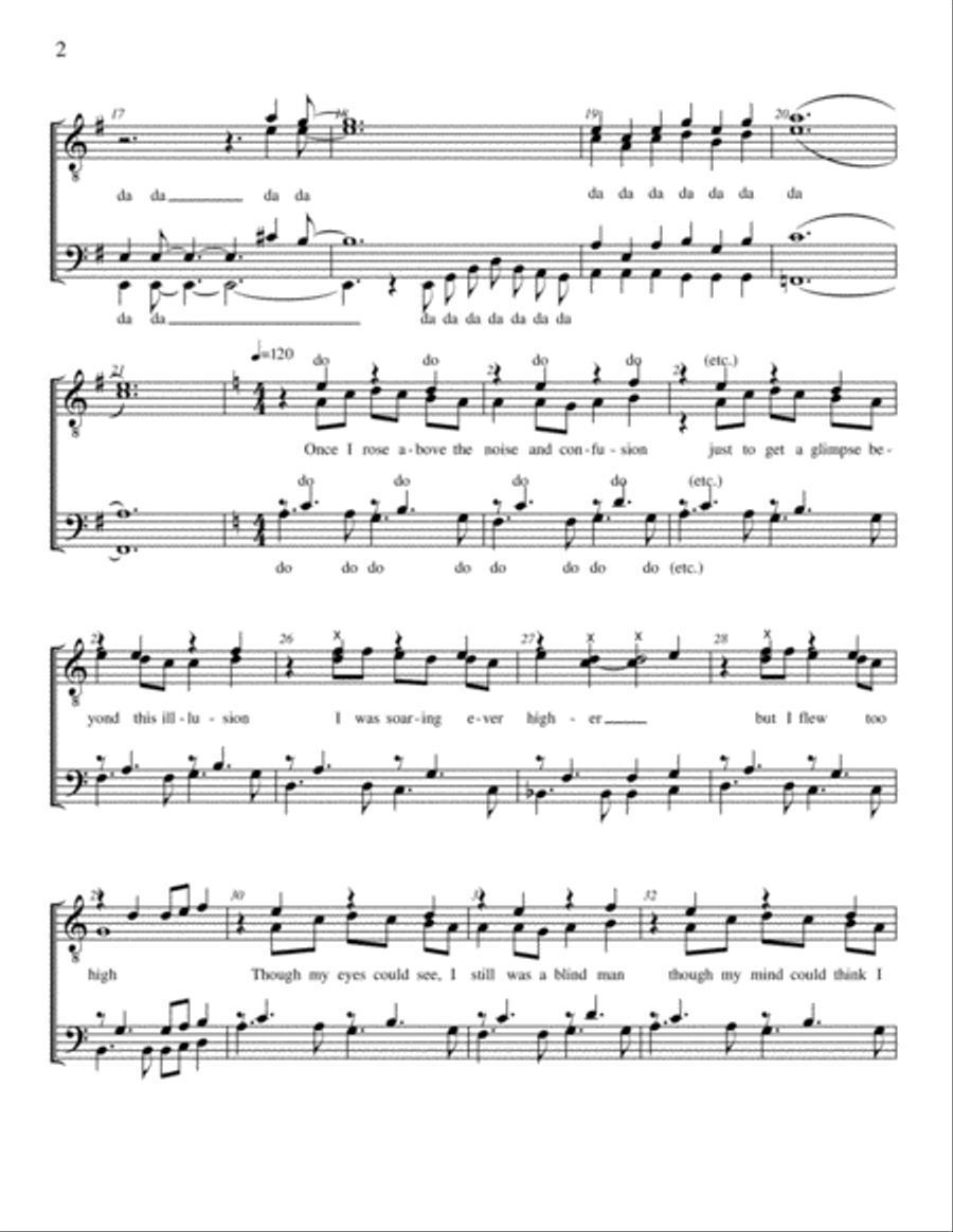 Carry On Wayward Son TTBB scores gallery preview page 2