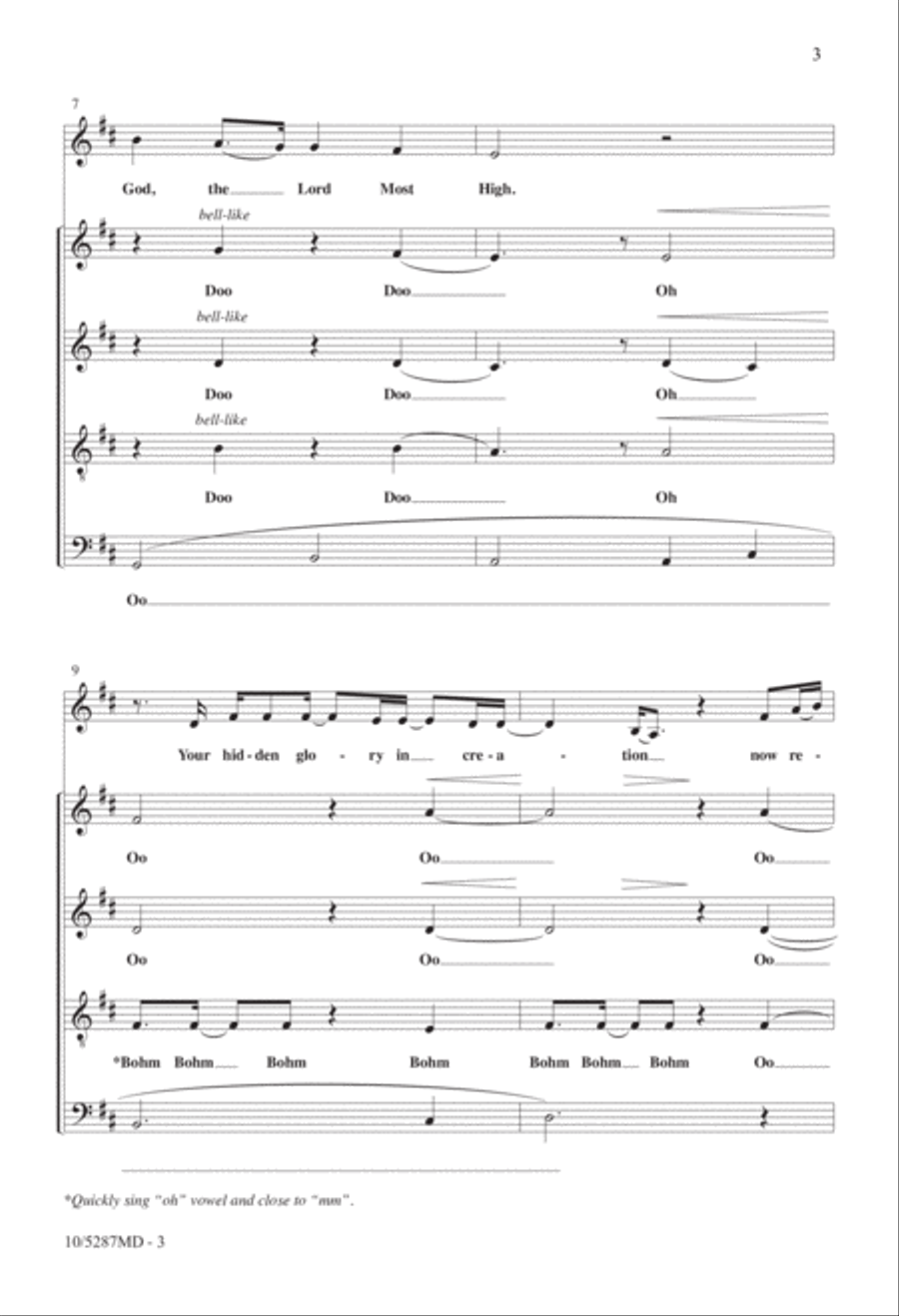 What a Beautiful Name 4-Part scores gallery preview page 3