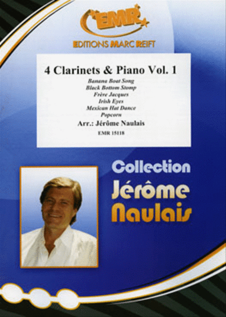 4 Clarinets & Piano Vol. 1 Clarinet scores gallery preview page 1