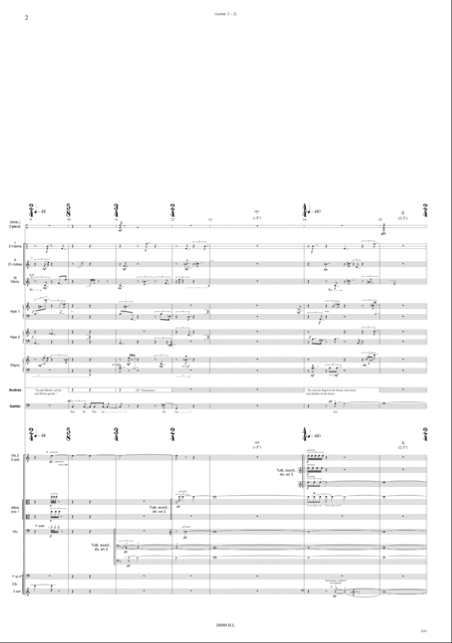 Galilei - Opera En 12 Scenes Choir scores gallery preview page 3