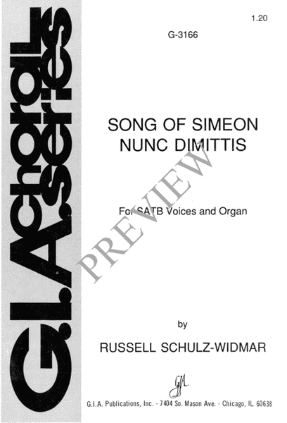 Song of Simeon: Nunc dimittis image number null