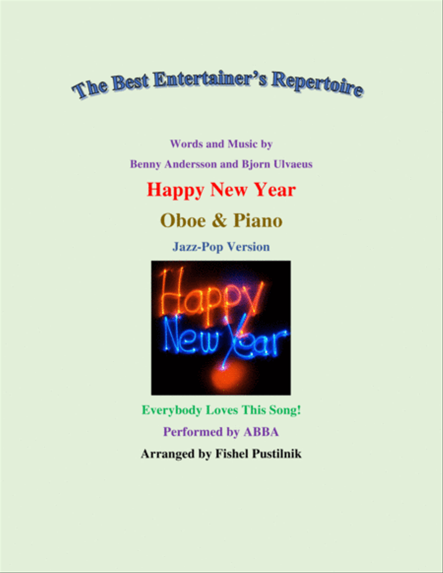 Happy New Year Piano scores gallery preview page 1
