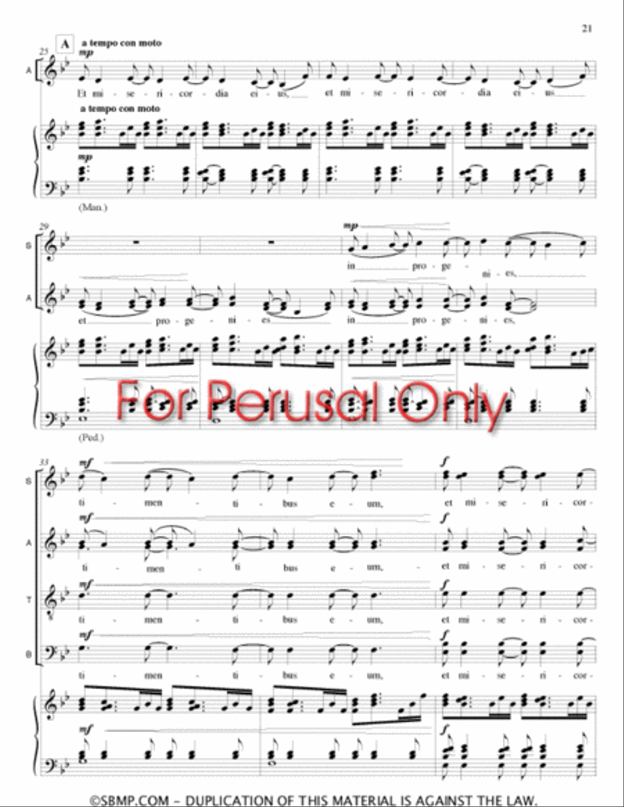 Magnificat 4-Part scores gallery preview page 20