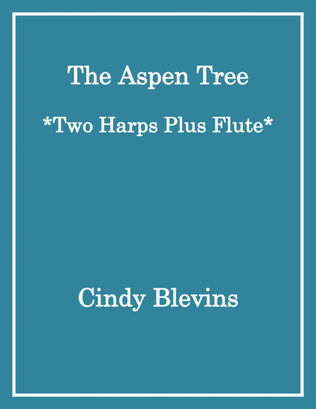 Book cover for The Aspen Tree, for Two Harps Plus Flute