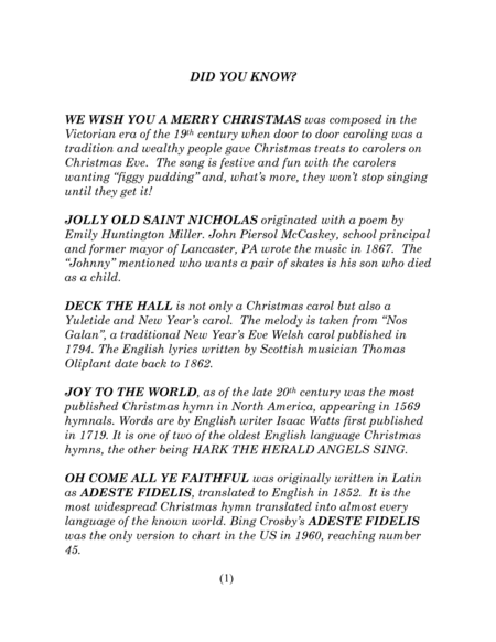 Five Easy Christmas Pieces For the Young Pianist