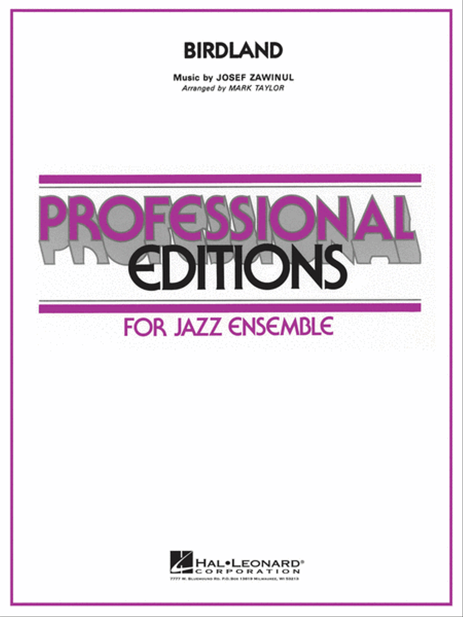 Birdland - Jazz Ensemble