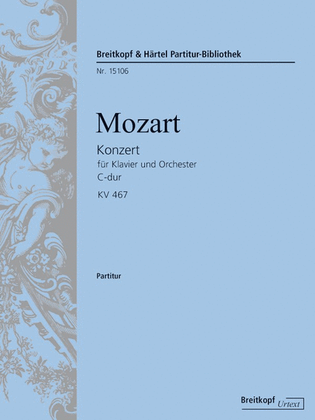Book cover for Piano Concerto [No. 21] in C major K. 467